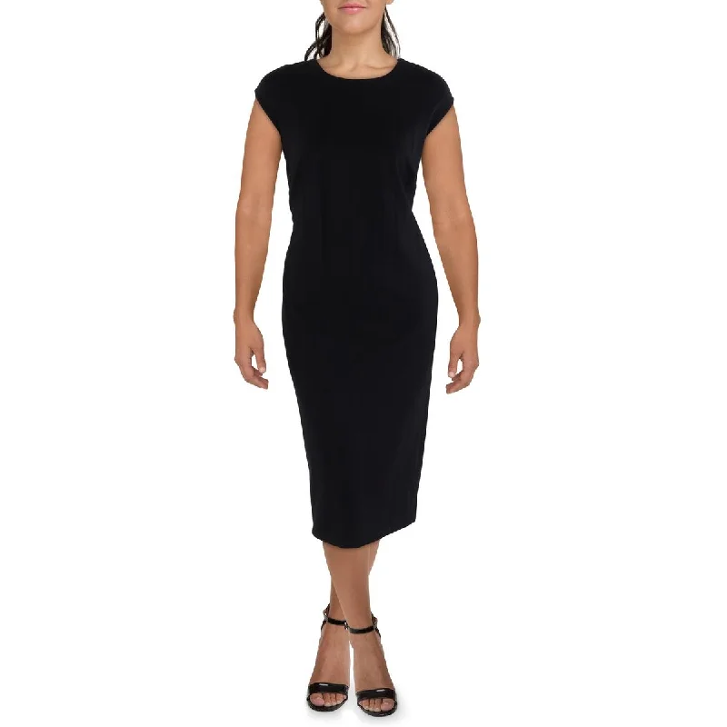 Plus Womens Daytime Casual Fit & Flare Dress