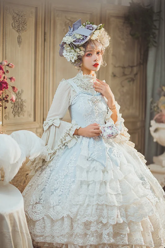 (Buy for me) Sweet Wood~Secret Garden In Midsummer ~Elegant Lolita Bridal JSK