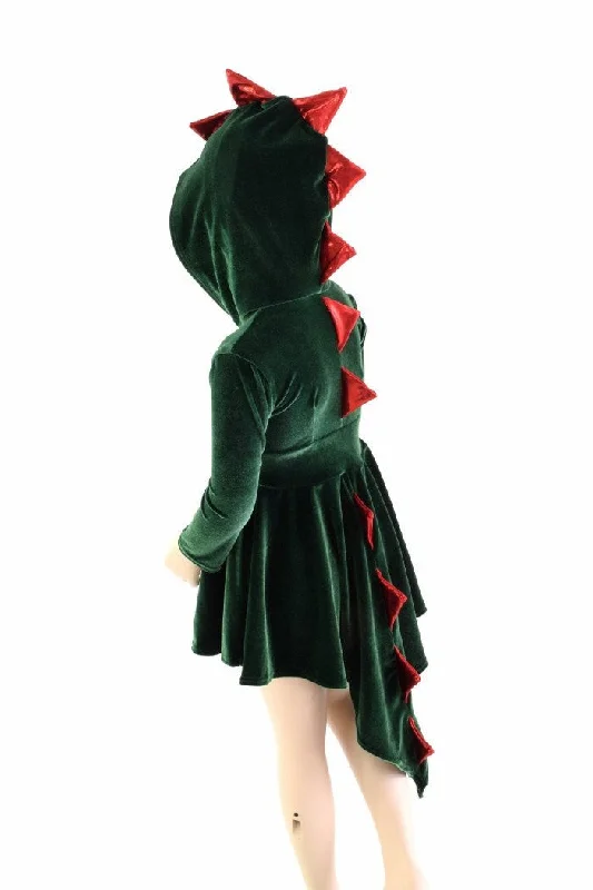 Girls Dragon Tail Skater Dress