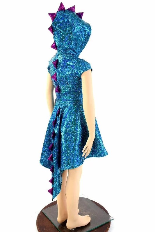 Girls Dragon Tail Skater Dress