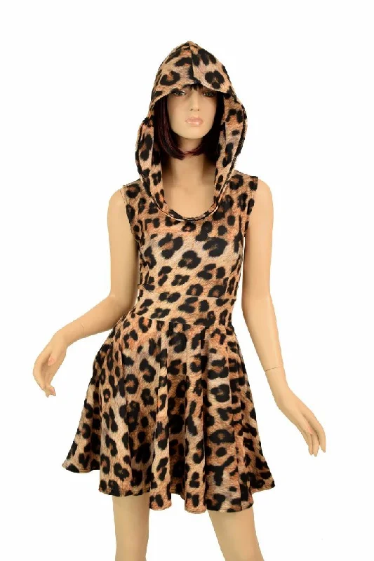 Leopard Pocket Skater Dress Luxury unclassified dresses