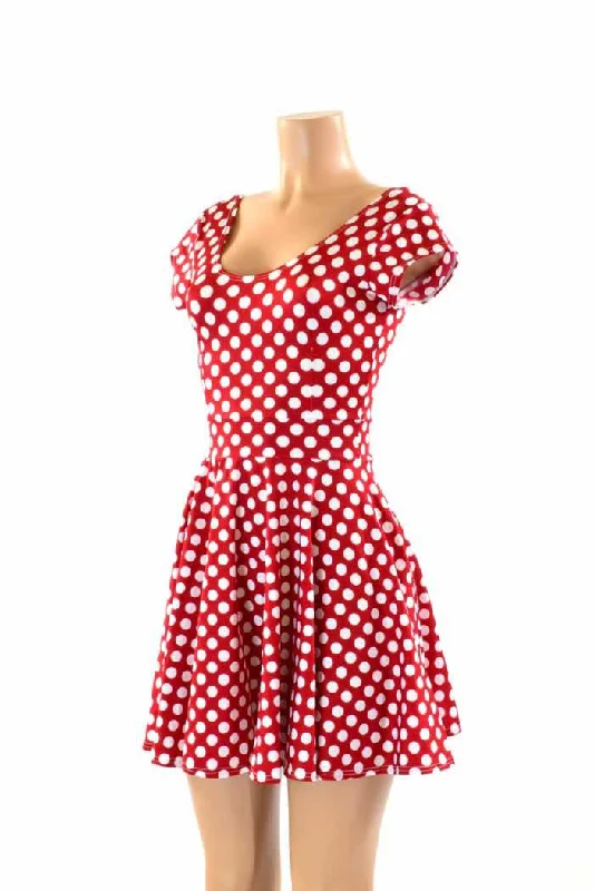 Cap Sleeve "Minnie" Skater Dress