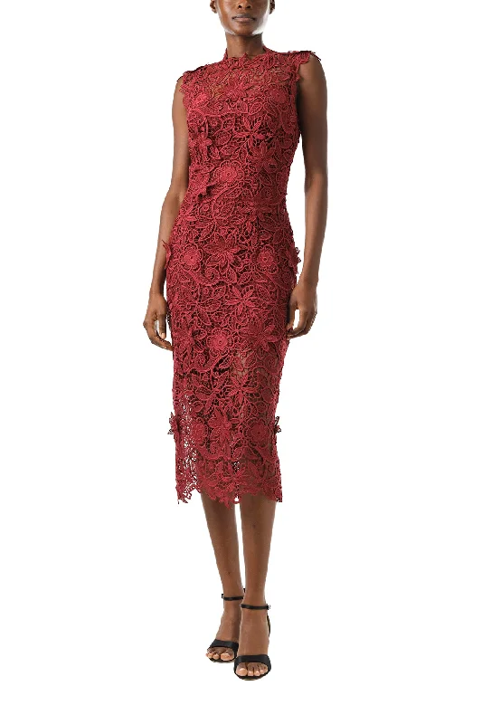 Sleeveless Lace Sheath Best-selling unclassified dresses